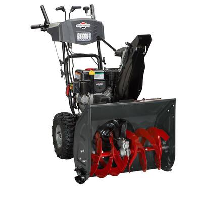 24 in. 208cc Dual-Stage Electric Start Gas Snowthrower