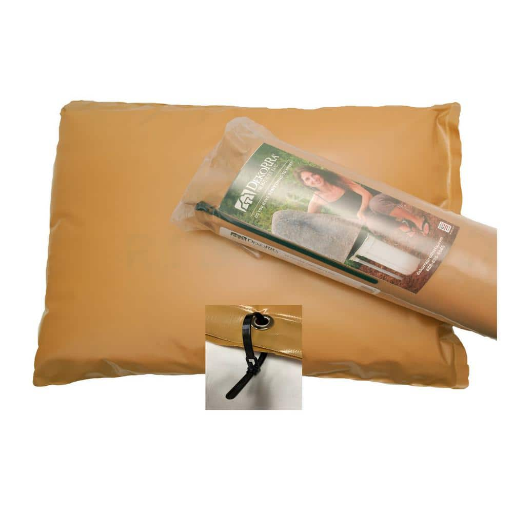 Dekorra 34 in. L x 24 in. H Medium Fiberglass Encapsulated Tan Plastic Insulation Pouch