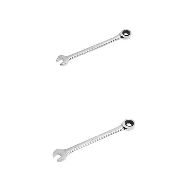3/8 in. 12-Point SAE Ratcheting Combination Wrench and 7/16 in. 12-Point SAE Ratcheting Wrench Combo