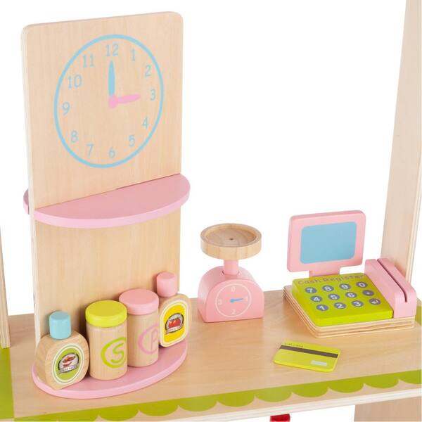 supermarket playset wooden