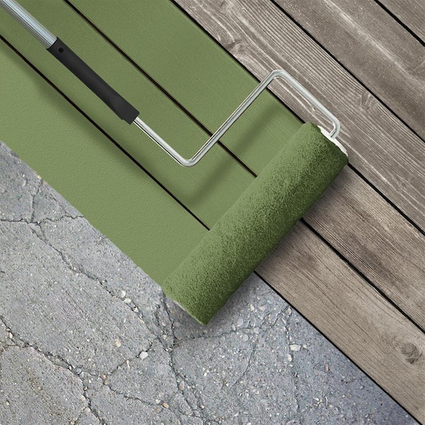 1 gal. #PPU10-03 Green Energy Low-Lustre Enamel Interior/Exterior Porch and Patio Floor Paint