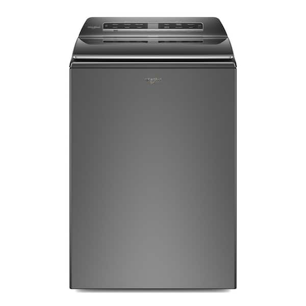 Whirlpool 5.3 cu. ft. Smart Chrome Shadow Top Load Washing Machine with Impeller and Load and Go, ENERGY STAR
