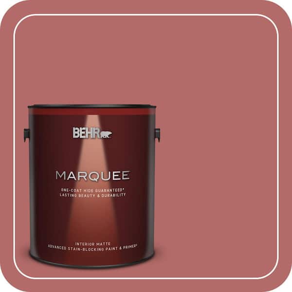BEHR MARQUEE 1 gal. #PMD-12 Desert Rose Matte Interior Paint & Primer
