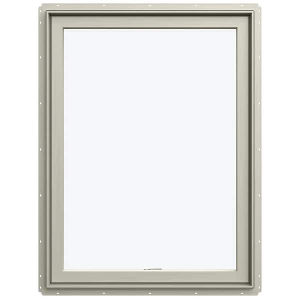 JELD-WEN 30 In. X 48 In. W-5500 Right-Hand Casement Wood Clad Window ...