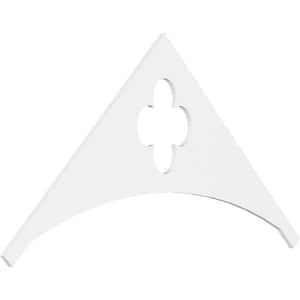 1 in. x 72 in. x 36 in. (12/12) Pitch Turner Gable Pediment Architectural Grade PVC Moulding
