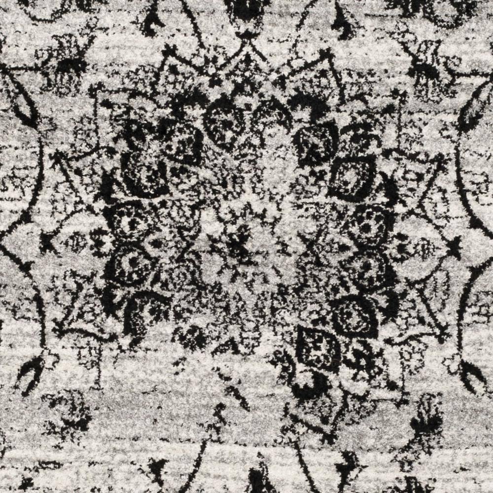 Chic Adirondack 9' x 12' Rectangular Synthetic Black Area Rug