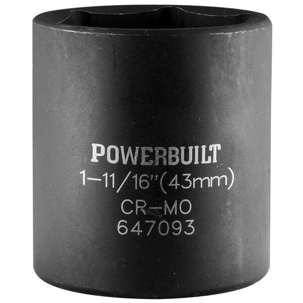 36MM Axle Nut Socket – 1/2 Inch Drive, 6-Point Extra Deep, CR-MO Black Impact Socket For Wheel Nuts