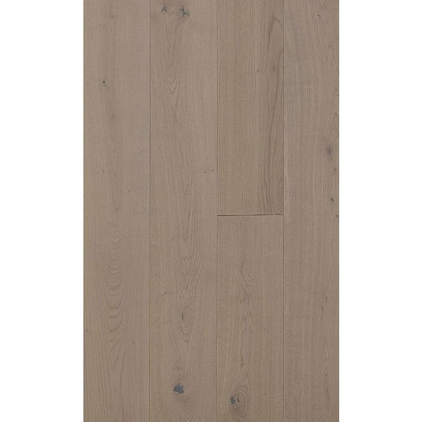 ASPEN FLOORING Stonehenge White Oak 5/8 in. T x 7 in. W Wire Brushed Engineered Hardwood Flooring (25 sqft/case)