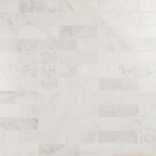 Ivy Hill Tile Oriental 4 in. x 12 in. x 8 mm Marble Floor and Wall Subway Tile (15 pieces 5 sq.ft./Box)
