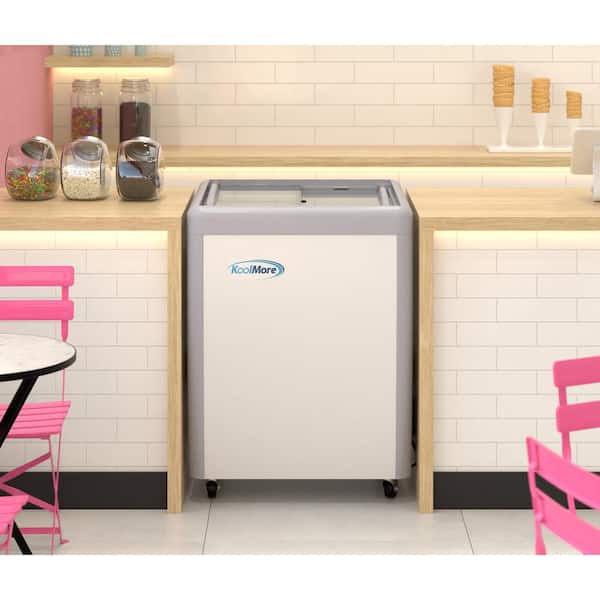 Small chest freezer with sliding glass top new arrivals