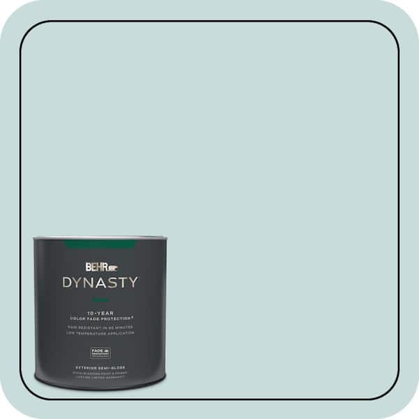 BEHR DYNASTY 1 qt. #S440-1 Sunken Pool Semi-Gloss Exterior Stain-Blocking Paint & Primer
