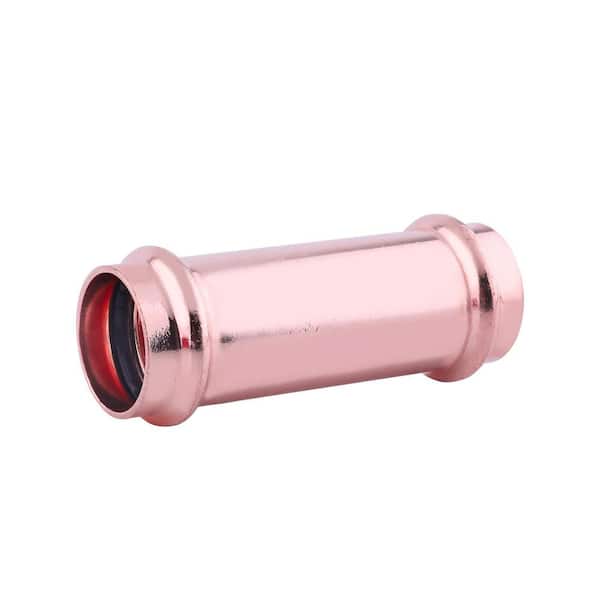 1-1/4 in. x 1-1/4 in. Copper Press Extended Coupling No Stop Press Fit x Press Fit