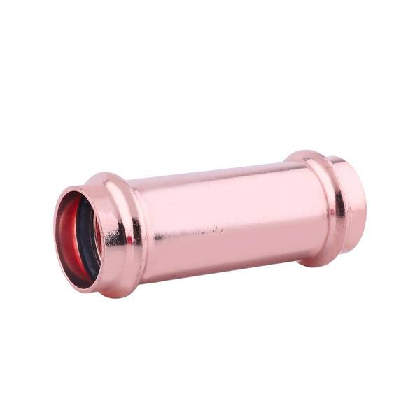 2 in. x 2 in. Copper Press Extended Coupling No Stop Press Fit x Press Fit