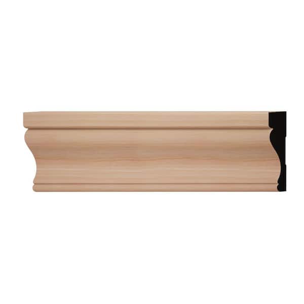 Ekena Millwork WM350 0.69 in. D x 3.5 in. W x 6 in. L Wood (Cherry) Casing Sample