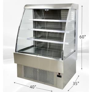 35 in.W 13.5 cu.ft Open Air Grab and Go Refrigerator