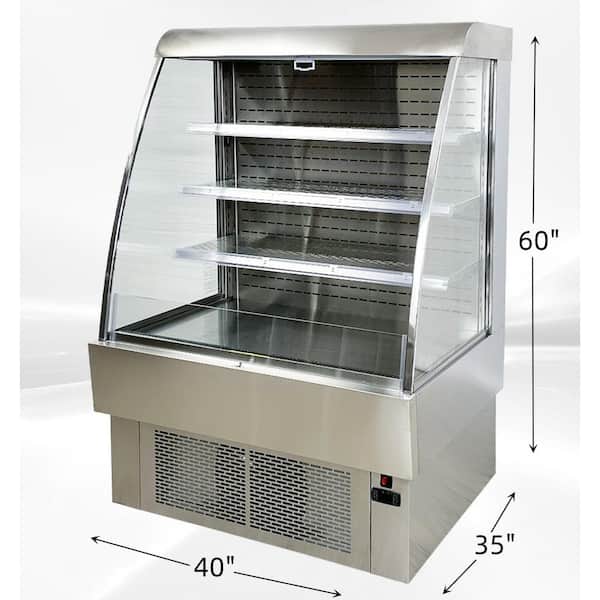 35 in.W 13.5 cu.ft Open Air Grab and Go Refrigerator