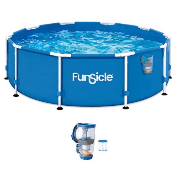 10 ft. x 30 in. Round 30 in. Above Ground Swimming Pool Set
