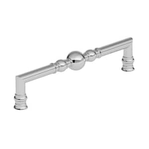 Firenze Collection 7 9/16 in. (192 mm) Chrome Traditional Round Cabinet Bar Pull