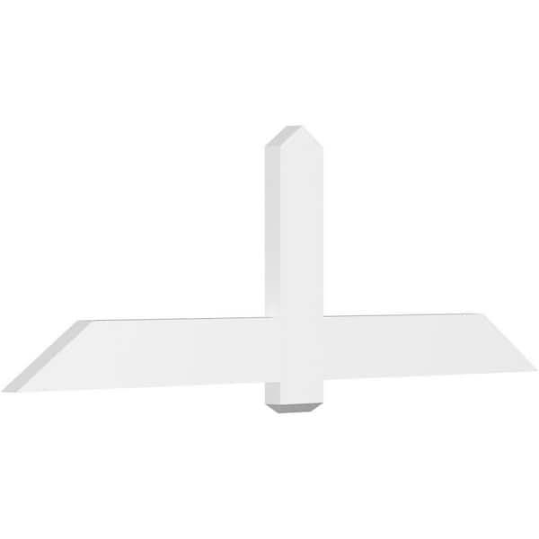 Ekena Millwork Eugene 72 in. W x 24 in. H x 2 in. D Signature Polyurethane Bracket
