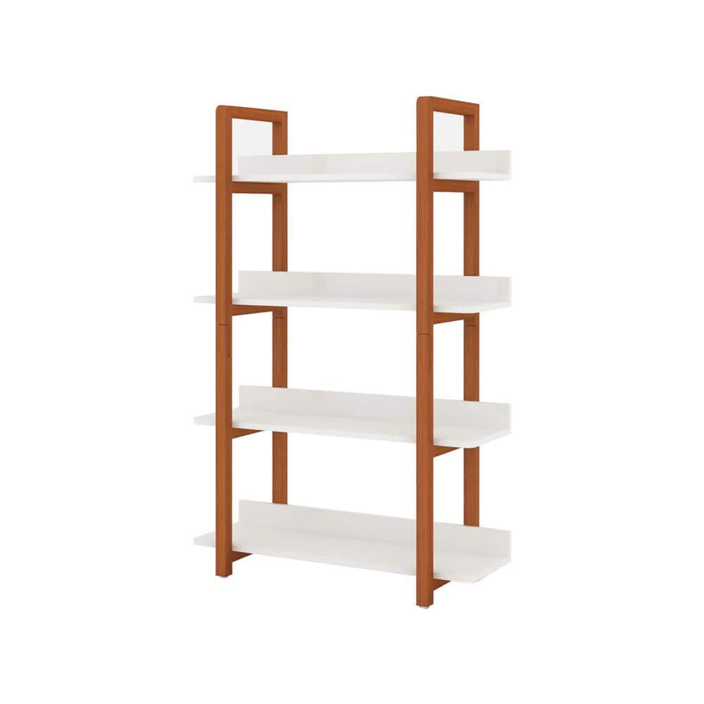 Liva 54 Tall MDF Corner Bookcase | Bookshelf | Display Unit