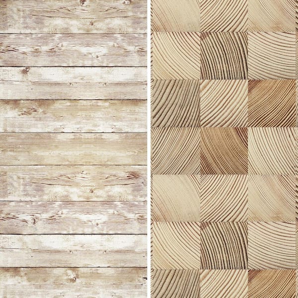 Pale Wood Pattern 6 ft. Printed 3-Panel Room Divider CAN-WOOD2 - The Home  Depot