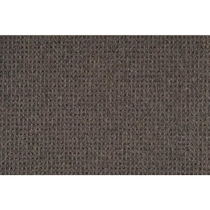 Shenadoah - Coal - Black 12 ft. 24 oz. Wool Loop Installed Carpet