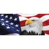 My Door Decor 7 ft. x 16 ft. USA Flag and Eagle -Patriotic Garage Door ...