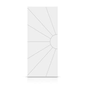 30 in. x 80 in. Hollow Core White Stained Composite MDF Interior Door Slab