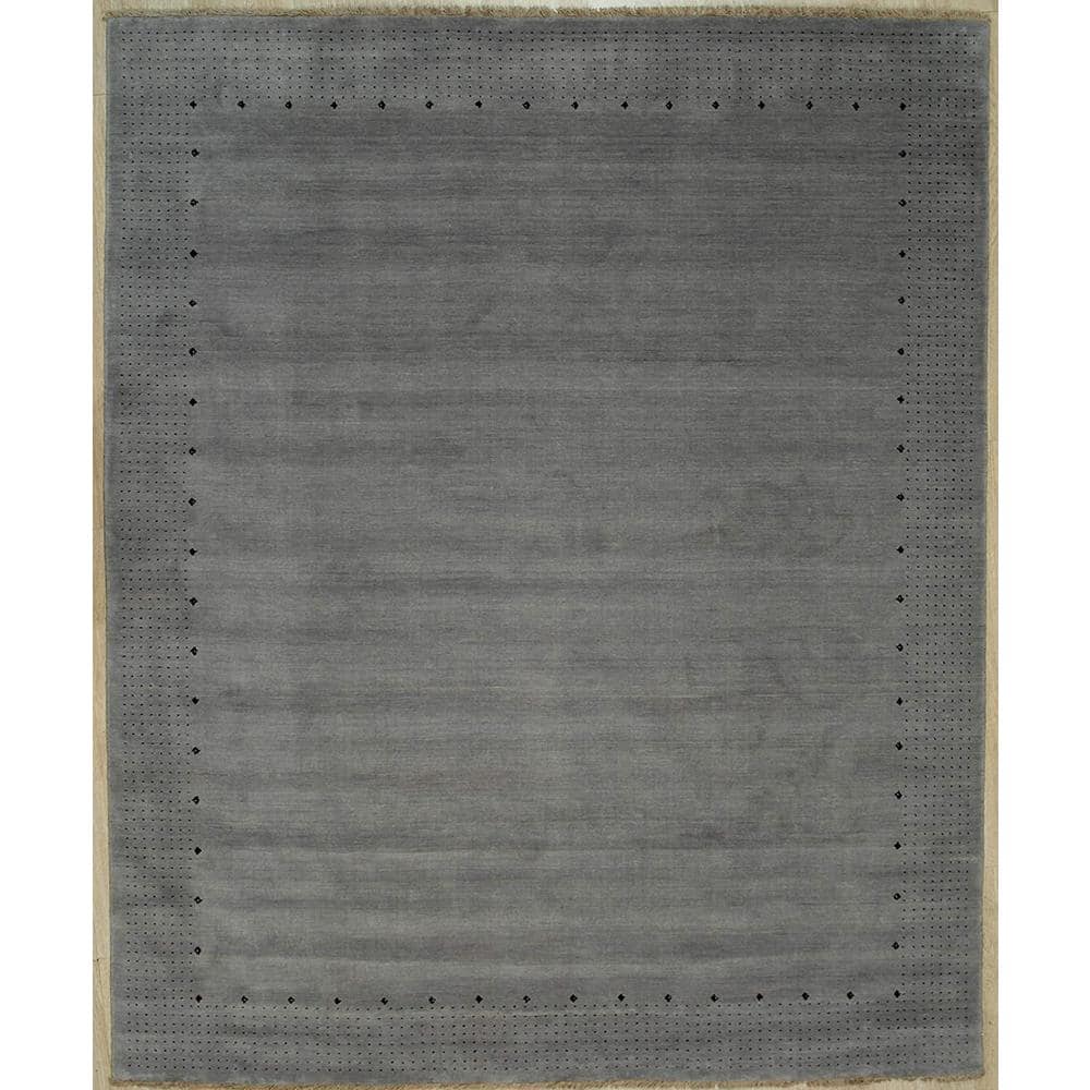Gray Hand Knotted Wool Contemporary Lori Baft Rug, 8' x 10' price history on PriceWatchPro