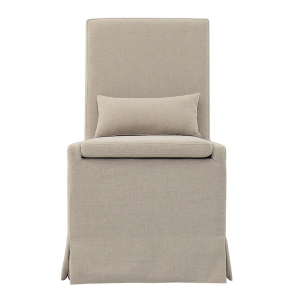 Padma's Plantation Sandspur Beach Brushed Linen Dining Chair