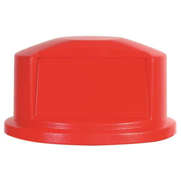 Rubbermaid Commercial 2637-88-Red 32 Gallon Brute Trash Can Dome Top Lid 2632 