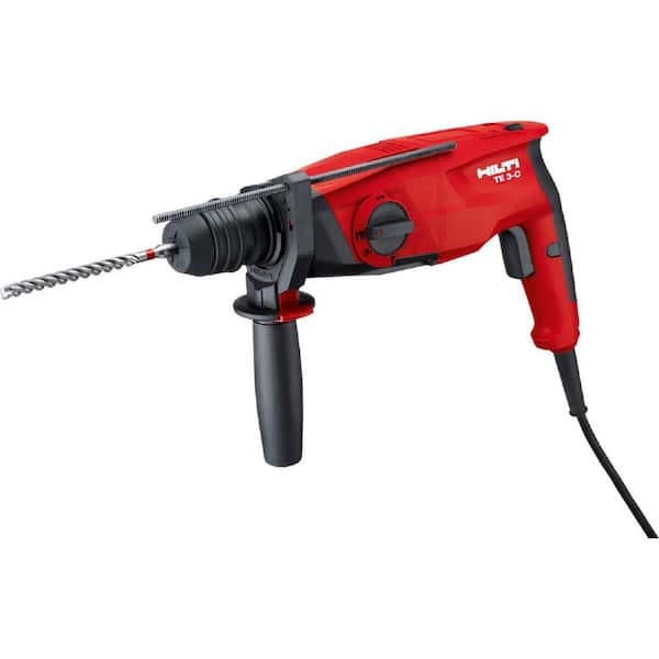 Hilti 120-Volt Corded 1-3/32 in. SDS Plus Hammer Drill TE 3-C Performance  Package 3553165 The Home Depot