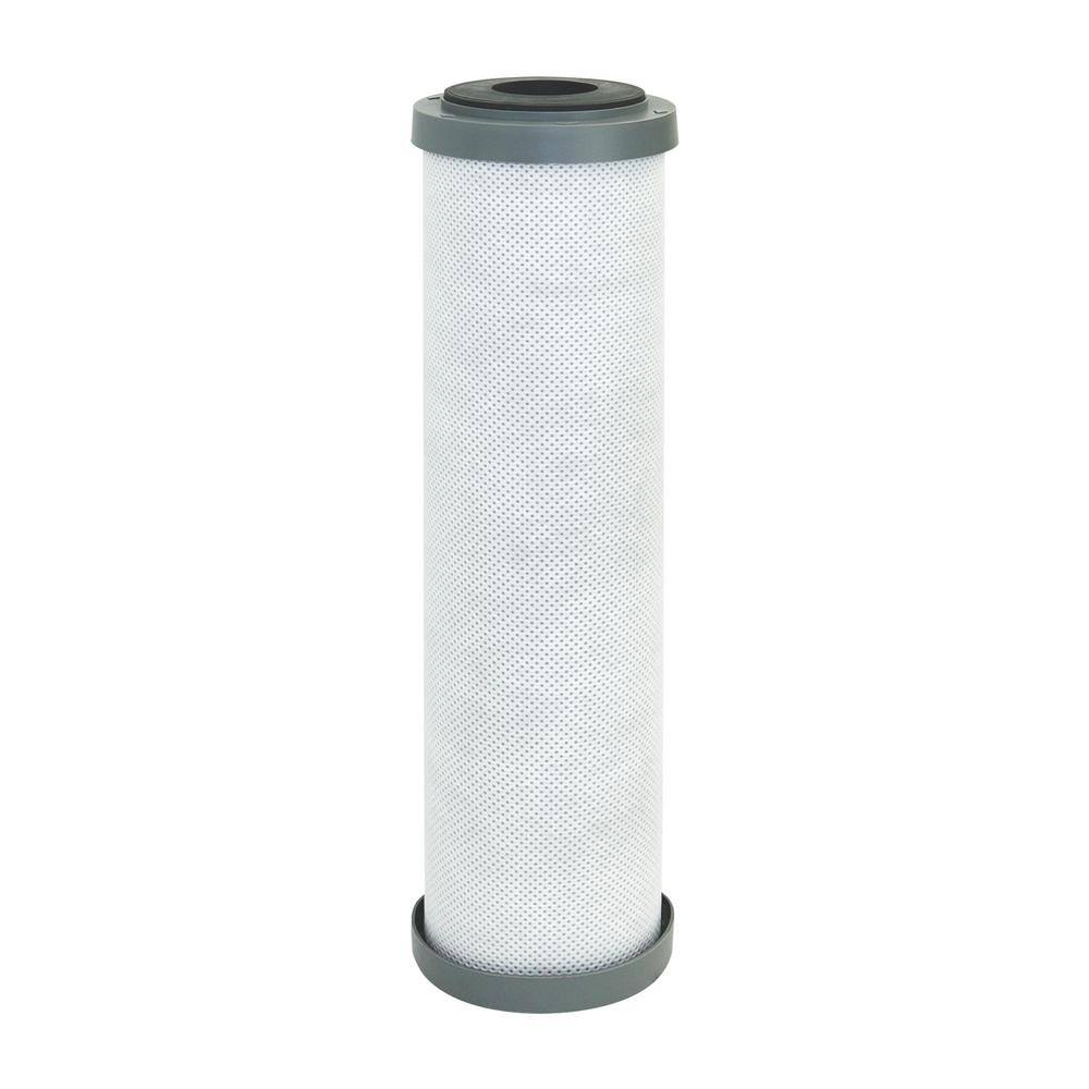 15-Inch White Carbon Block Countertop Water Filter