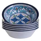 Talavera 6-Piece Blue Bowl Set