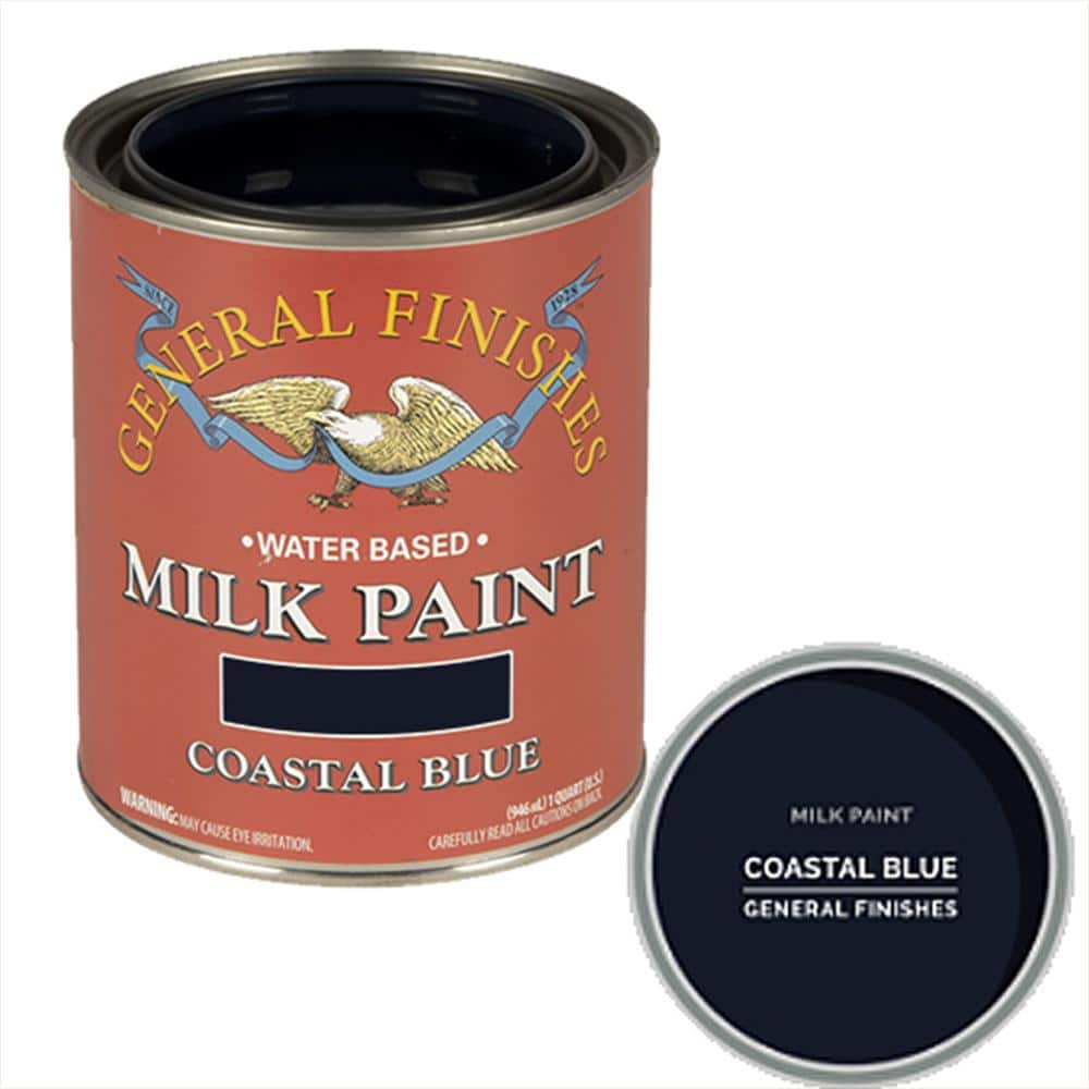 General Finishes 1-Qt. Coastal Blue Interior/Exterior Milk Paint GF.QCB