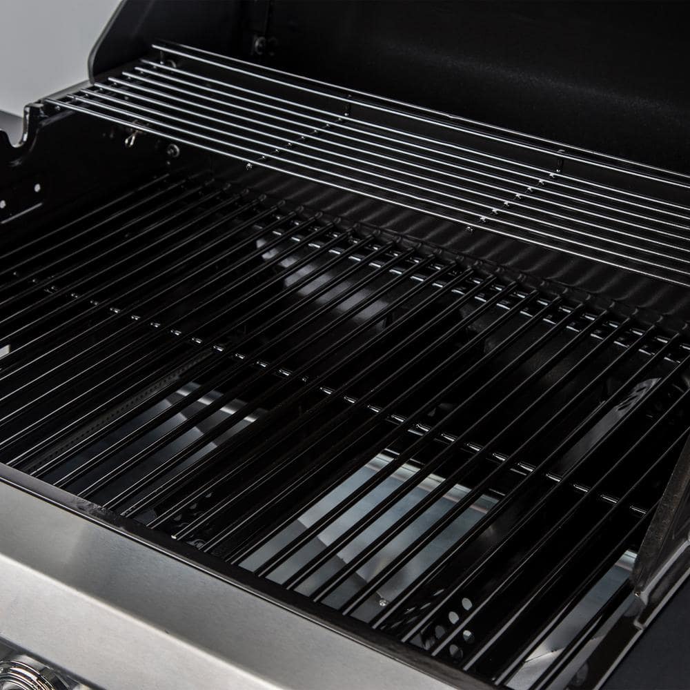 Dyna-Glo Red 3-Burner Propane Gas Grill with Stainless Steel Cabinet