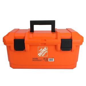 PRIVATE BRAND UNBRANDED 19 In. Plastic Portable Tool Box With Removable Tool Tray SUMEX TB01