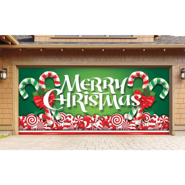The Holiday Aisle Candy Garage Door Mural 