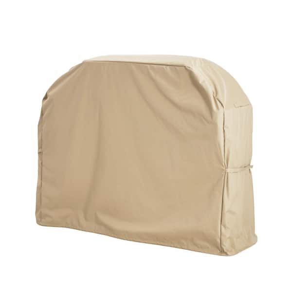 Beige 58 in. Grill Cover