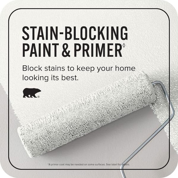 BEHR ULTRA - 1 gal. Ultra Pure White Extra Durable Satin Enamel Interior Paint & Primer