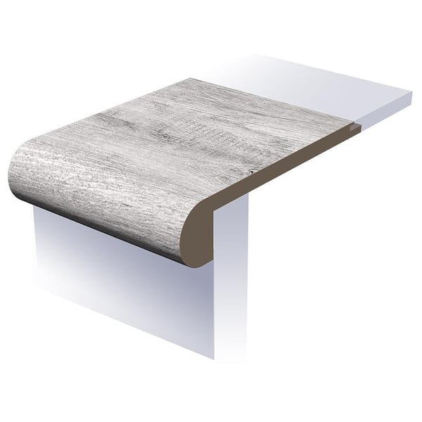 Rare Sea Scape 1 in. T x 4-1/2 in. W x 94 in. L Waterproof Flush Stair Nose Moulding