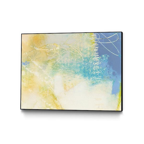 Unbranded 30 in. x 40 in. "Blue Lux I" by Sue Jachimiec Framed Wall Art