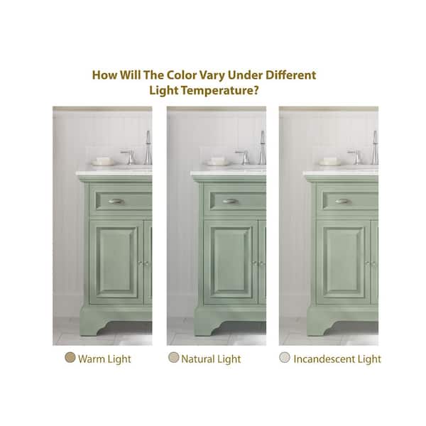 Sadie 67 in. W x 21.5 in. D Vanity in Antique Light Cyan with Marble Vanity Top in Natural White with White Sinks