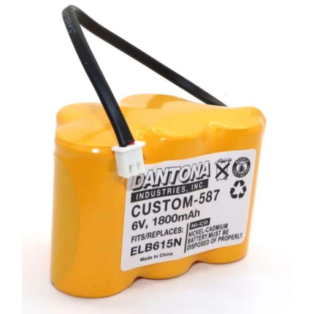6V NICAD 1500mAh Emergency Lighting Battery ELB615N