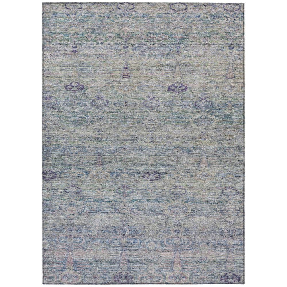 Chantille Machine Washable Indoor/Outdoor Abstract ACN2090 Plum 9 ft. x 12 ft. Area Rug price history on PriceWatchPro