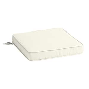 ProFoam 20 in. x 20 in. Sand Cream Square Outdoor Chair Cushion
