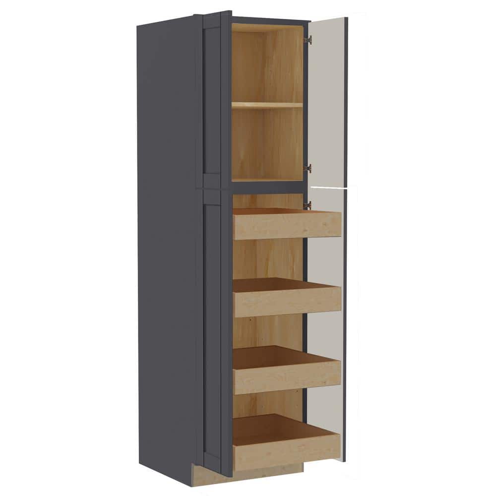 Washington 24 in. W x 24 in. D x 84 in. H Assembled Plywood Pantry Kitchen 