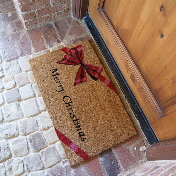 Season's Greetings Door Mat, Christmas Doormats , Winter Welcome