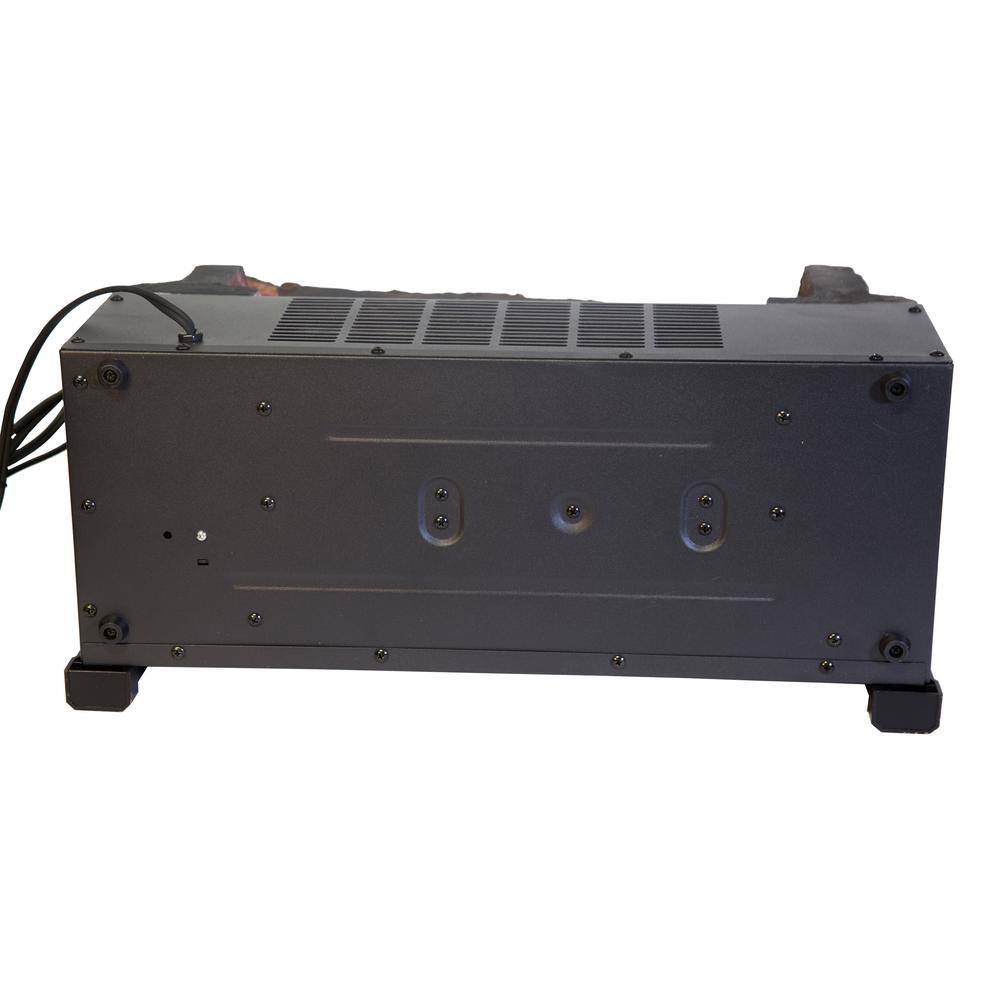 Comfort Glow Black Electric Log Insert Heater with Firebox Projection