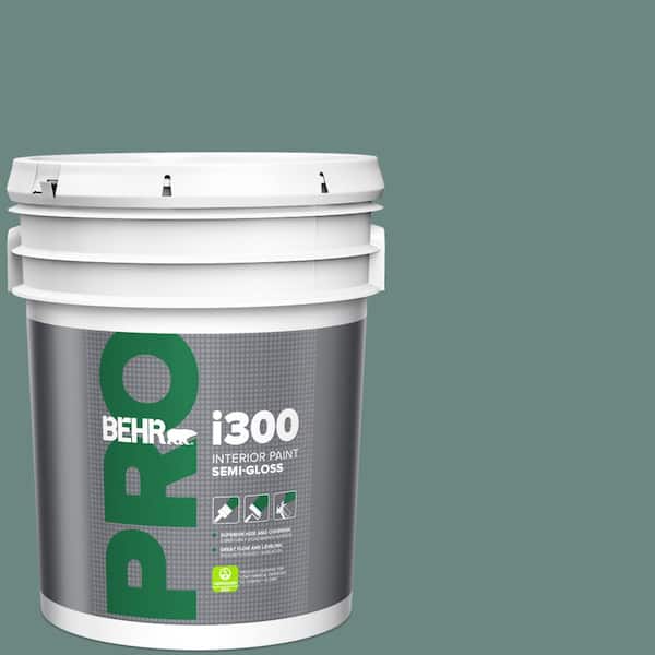 BEHR PRO 5 gal. #480F-5 Marsh Creek Semi-Gloss Interior Paint